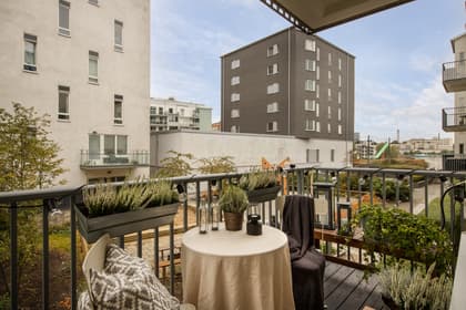 Balkong eller utsiktsbild