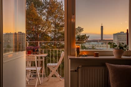 Balkong eller utsiktsbild