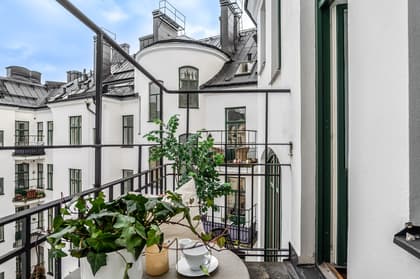 Balkong eller utsiktsbild