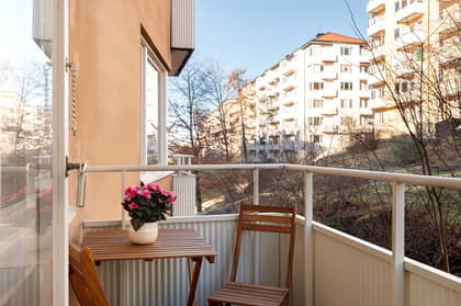 Balkong eller utsiktsbild