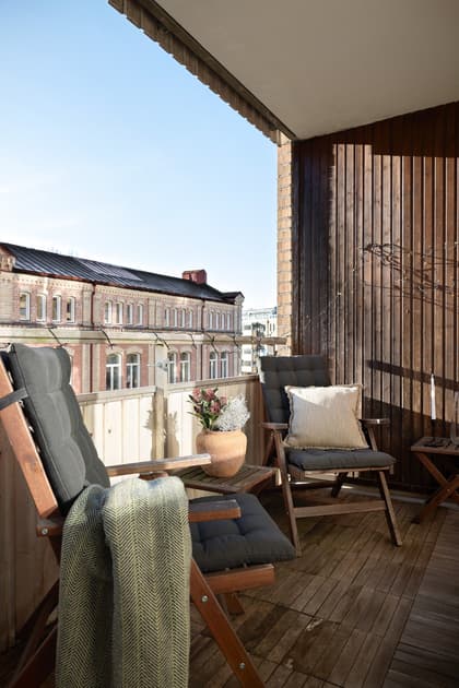 Balkong eller utsiktsbild