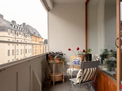 Balkong eller utsiktsbild