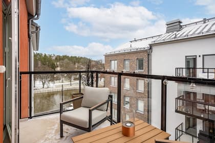 Balkong eller utsiktsbild