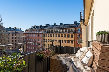 Balkong eller utsiktsbild