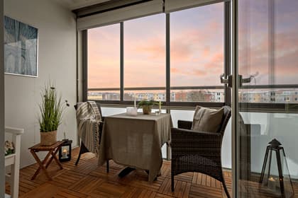 Balkong eller utsiktsbild