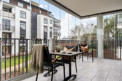 Balkong eller utsiktsbild