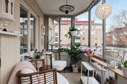 Balkong eller utsiktsbild