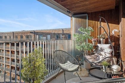 Balkong eller utsiktsbild