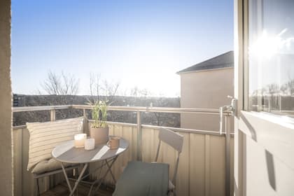 Balkong eller utsiktsbild