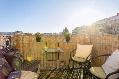 Balkong eller utsiktsbild