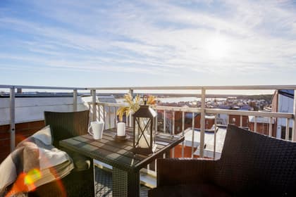 Balkong eller utsiktsbild