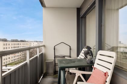 Balkong eller utsiktsbild