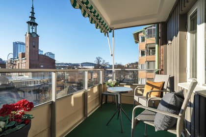 Balkong eller utsiktsbild