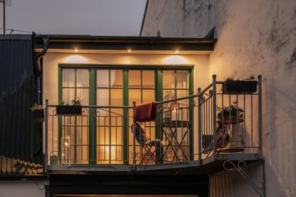 Balkong eller utsiktsbild