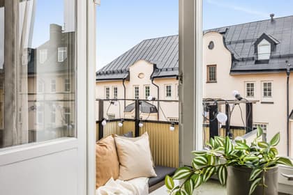 Balkong eller utsiktsbild