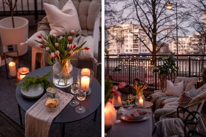 Balkong eller utsiktsbild