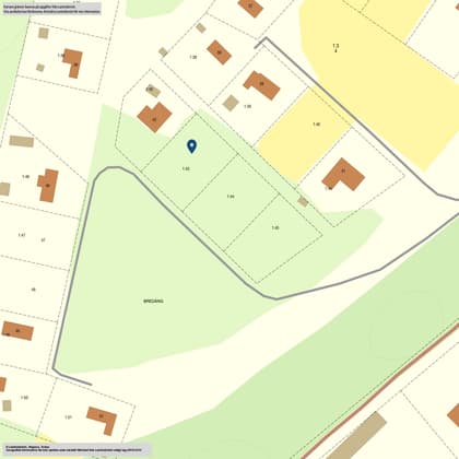 Illustrerad karta över fastigheten eller området