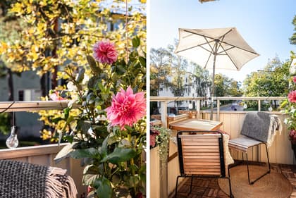 Balkong eller utsiktsbild