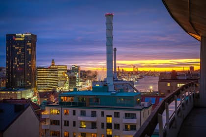 Balkong eller utsiktsbild