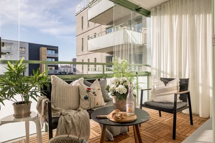 Balkong eller utsiktsbild