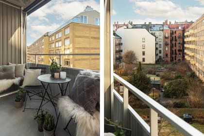 Balkong eller utsiktsbild