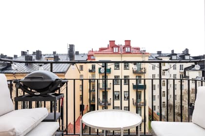 Balkong eller utsiktsbild