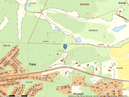 Illustrerad karta över fastigheten eller området