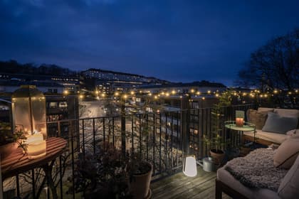 Balkong eller utsiktsbild