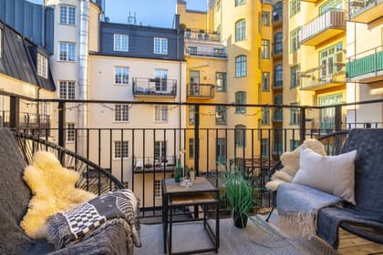 Balkong eller utsiktsbild