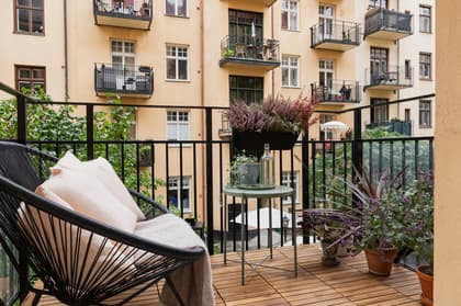 Balkong eller utsiktsbild