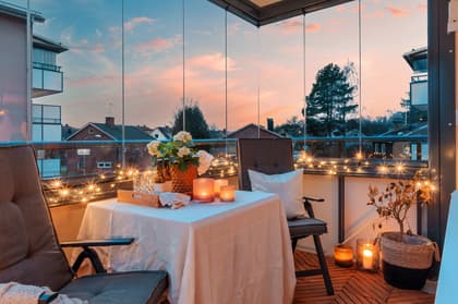 Balkong eller utsiktsbild