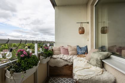 Balkong eller utsiktsbild