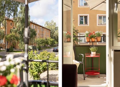 Balkong eller utsiktsbild