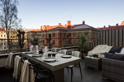 Balkong eller utsiktsbild