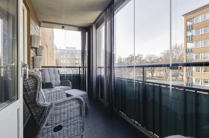 Balkong eller utsiktsbild