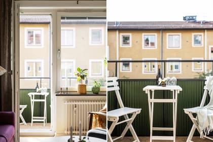 Balkong eller utsiktsbild