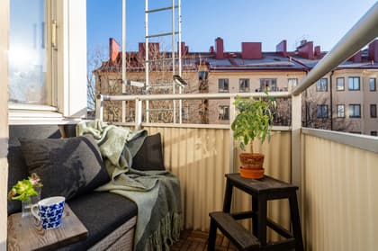 Balkong eller utsiktsbild