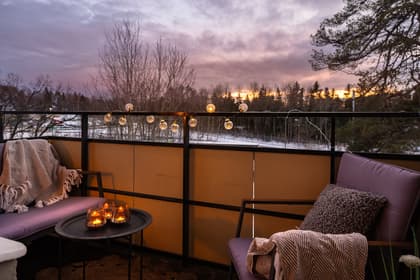 Balkong eller utsiktsbild