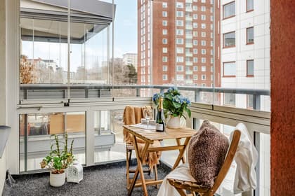 Balkong eller utsiktsbild