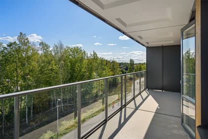 Balkong eller utsiktsbild