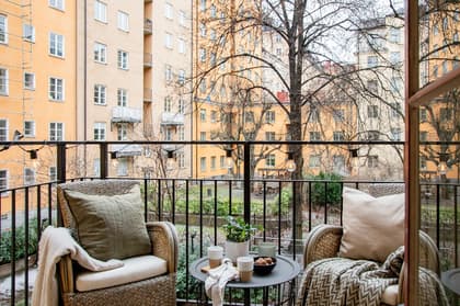 Balkong eller utsiktsbild