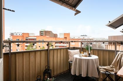 Balkong eller utsiktsbild