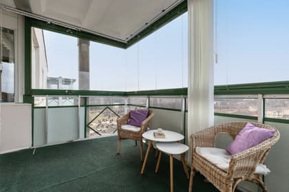 Balkong eller utsiktsbild