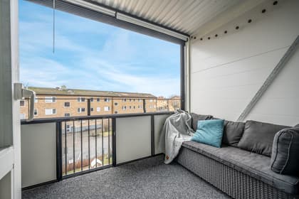 Balkong eller utsiktsbild