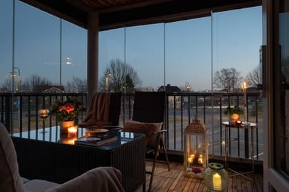 Balkong eller utsiktsbild