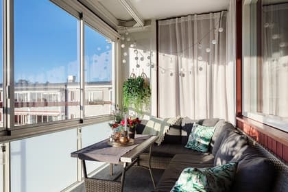 Balkong eller utsiktsbild