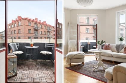 Balkong eller utsiktsbild