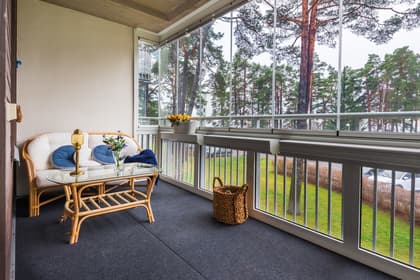 Balkong eller utsiktsbild