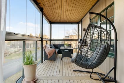 Balkong eller utsiktsbild