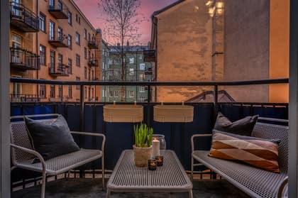 Balkong eller utsiktsbild